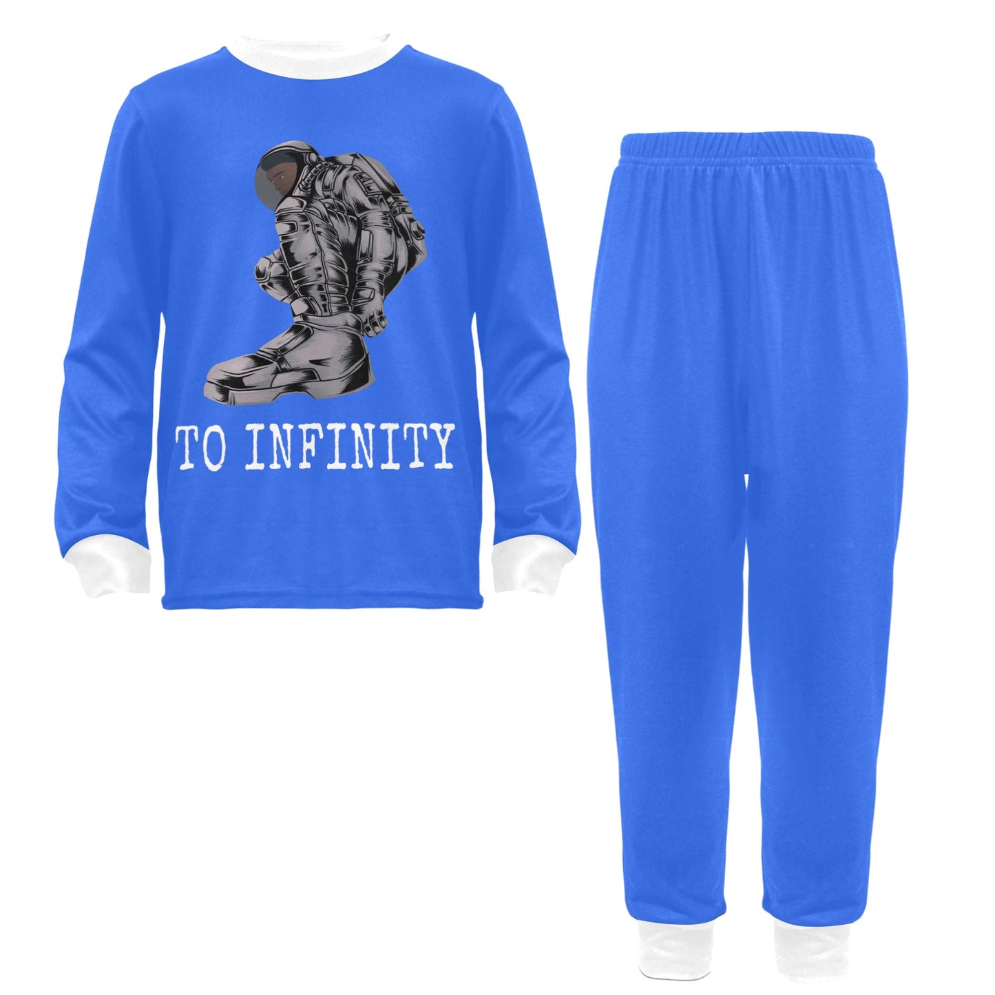 Little Boys Long Pajama Set โ "Infinite Walker: The Cosmic Dreamer"