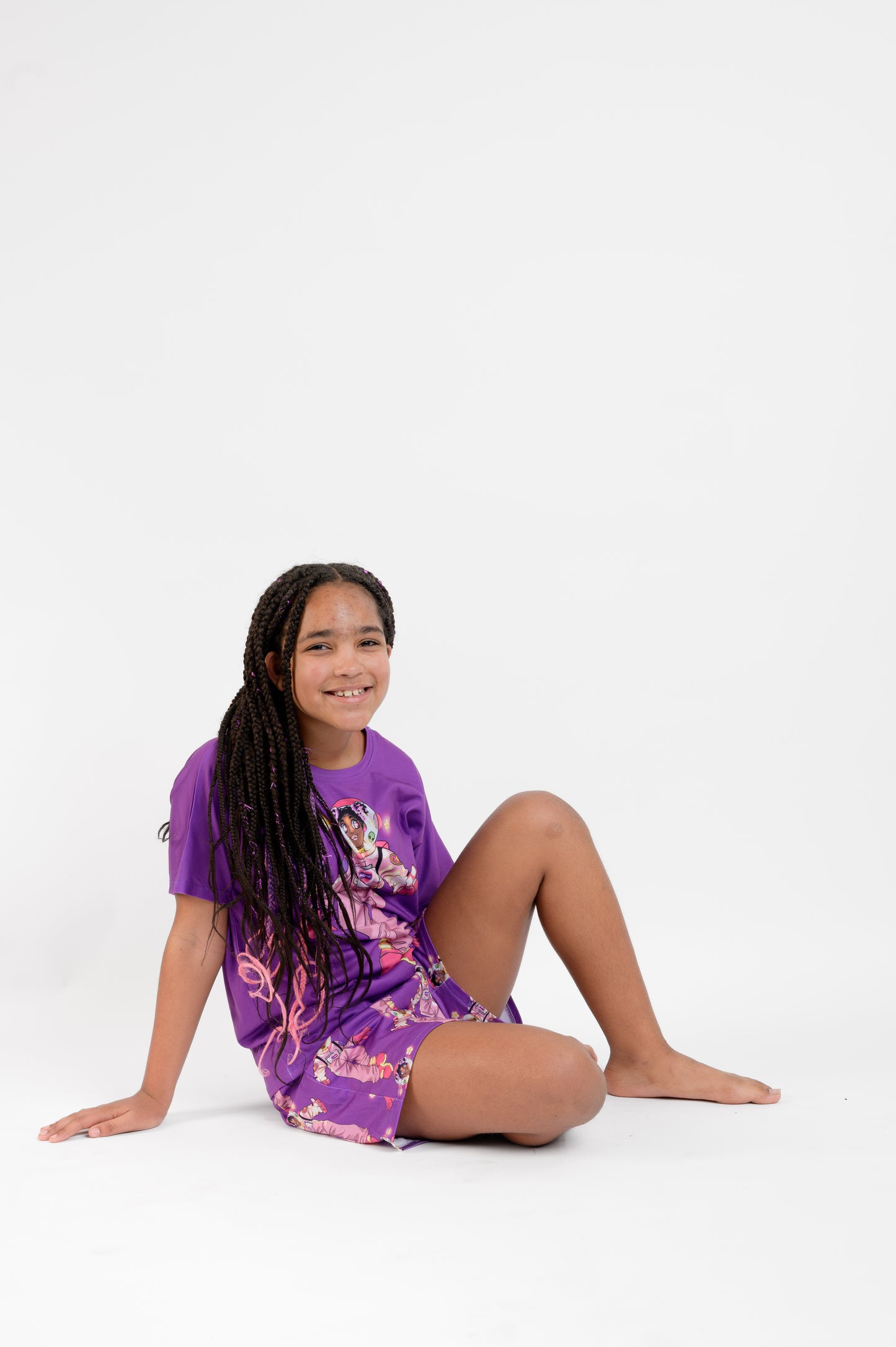 Little Girls Short Pajama Set – "Nova Starr: Galactic Explorer