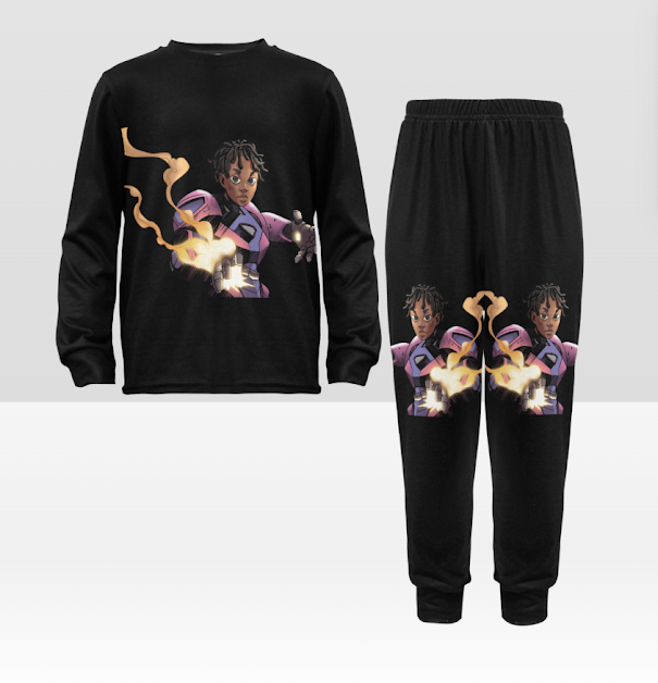 Big Boys Long Pajama Set – "Solace: The Starborn Warrior"